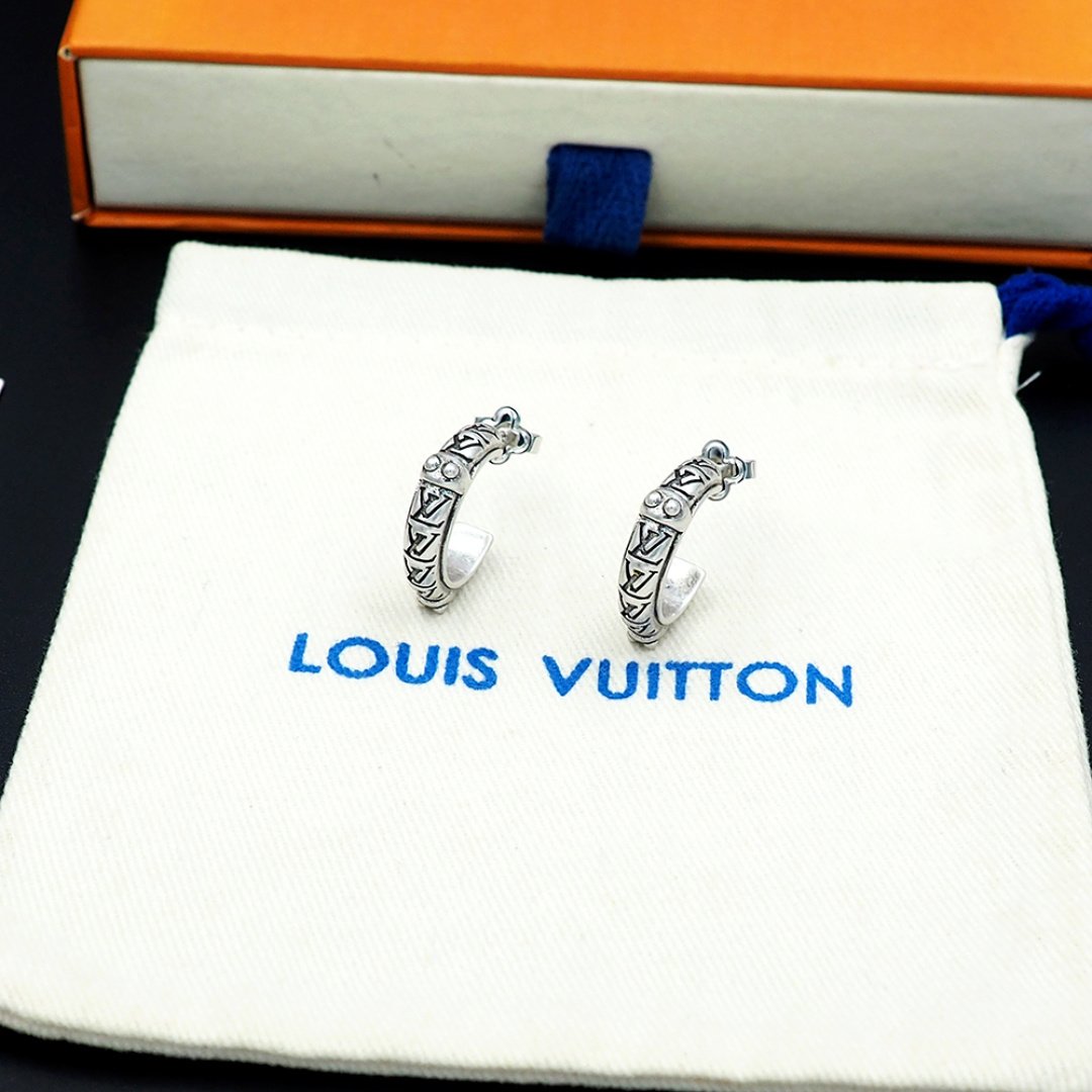L0vis Vvtt0n Lv Lozine Hoop Earrings Silver M03168