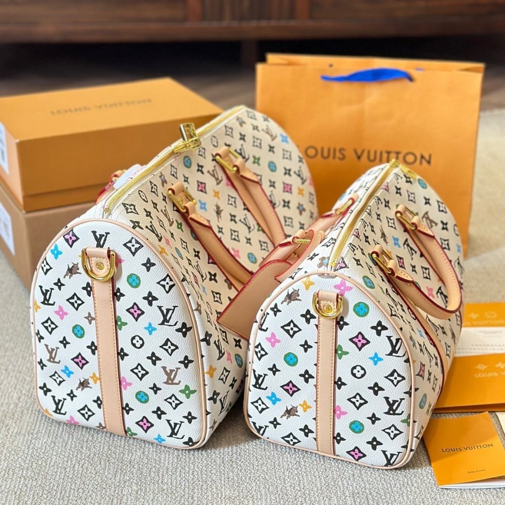 L0vis Vvtt0n Keepall Bandoulière Vanilla 40Cm M25233