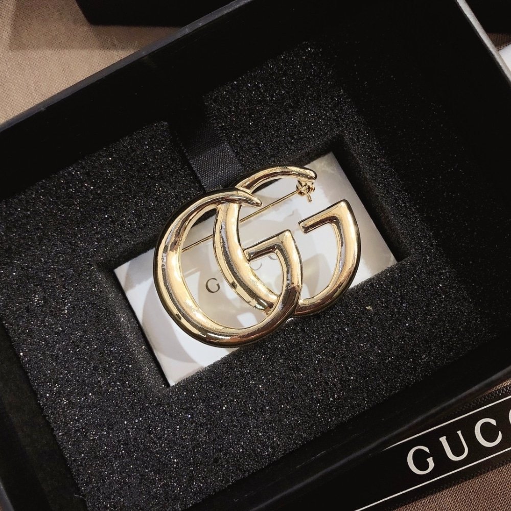 Gvc*1 Gg Brooch Gold