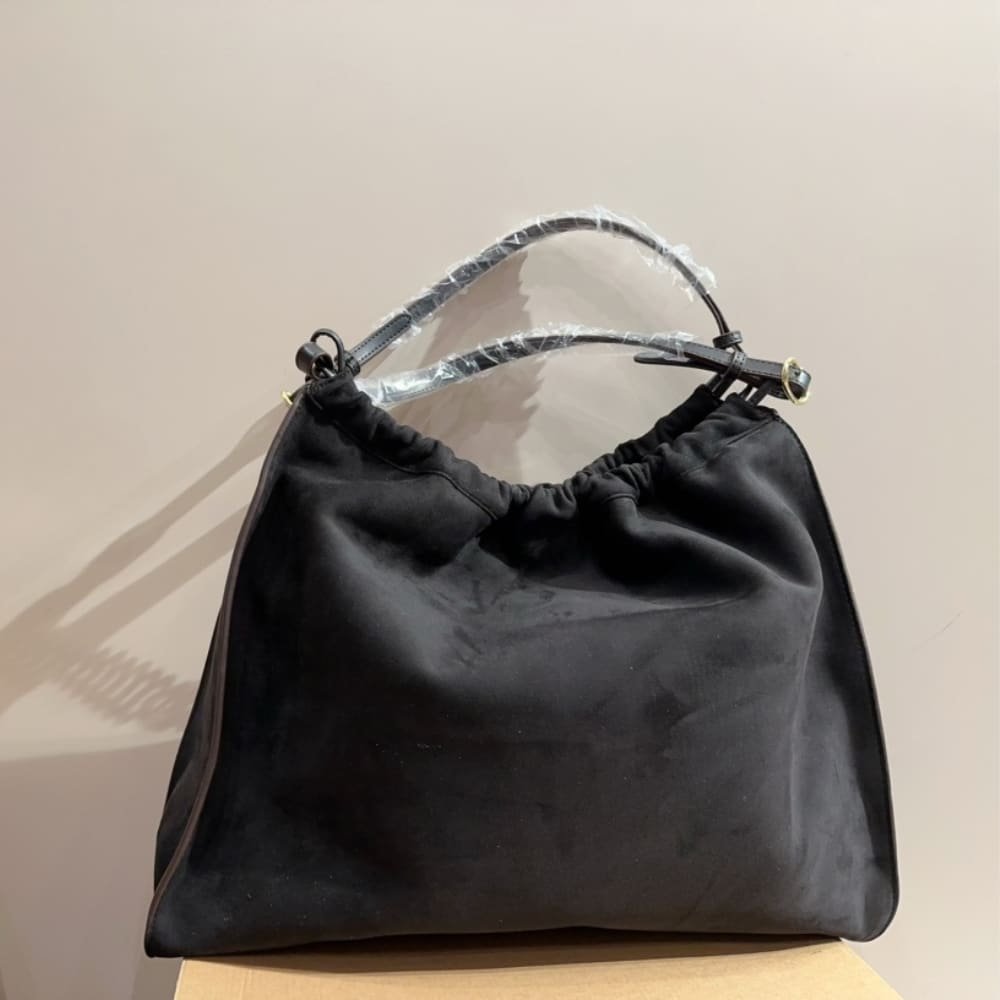 Gvc*1 Blondie Large Suede Tote Bag Black 50Cm