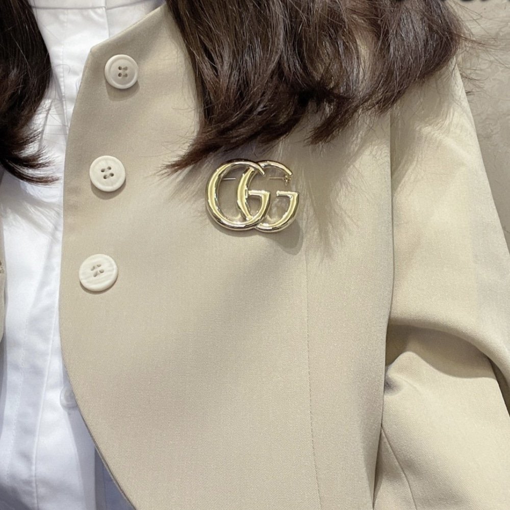 Gvc*1 Gg Brooch Gold