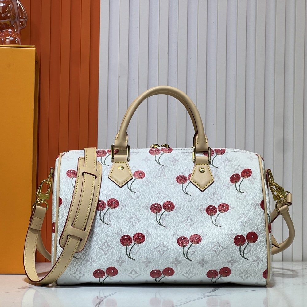 L0vis Vvtt0n X Takashi Murakami Monogram Cerise Speedy 30 White 30Cm M14238