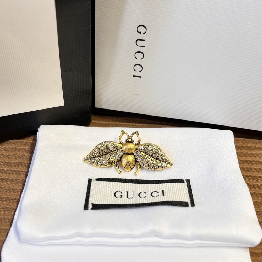 Gvc*1 Gg Small Bee Brooch Gold