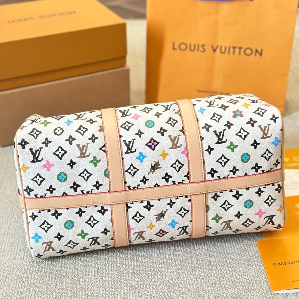 L0vis Vvtt0n Keepall Bandoulière Vanilla 40Cm M25233