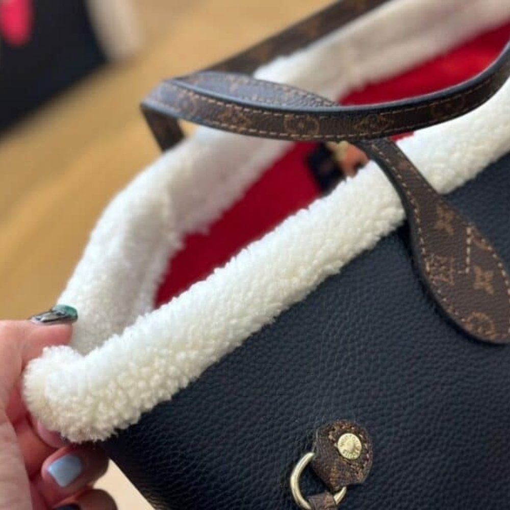 L0vis Vvtt0n Neverfull Mm Monogram Teddy Black 31Cm M56960