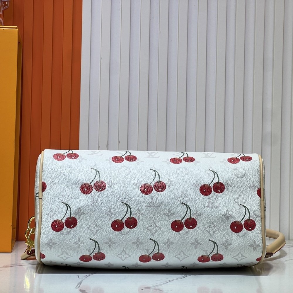 L0vis Vvtt0n X Takashi Murakami Monogram Cerise Speedy 30 White 30Cm M14238