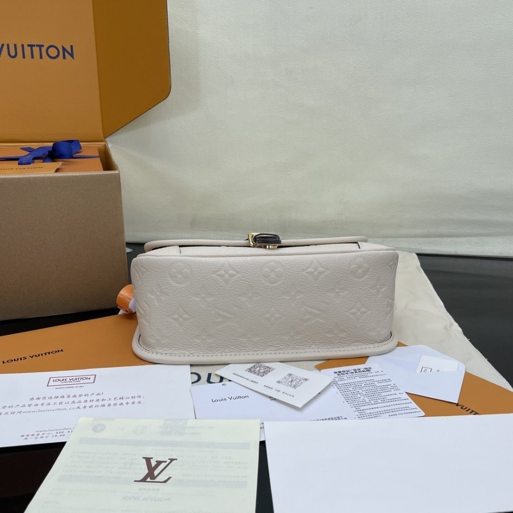 [S*per Vip 1:1] L0vis Vvtt0n Diane Bag White 24Cm M46388