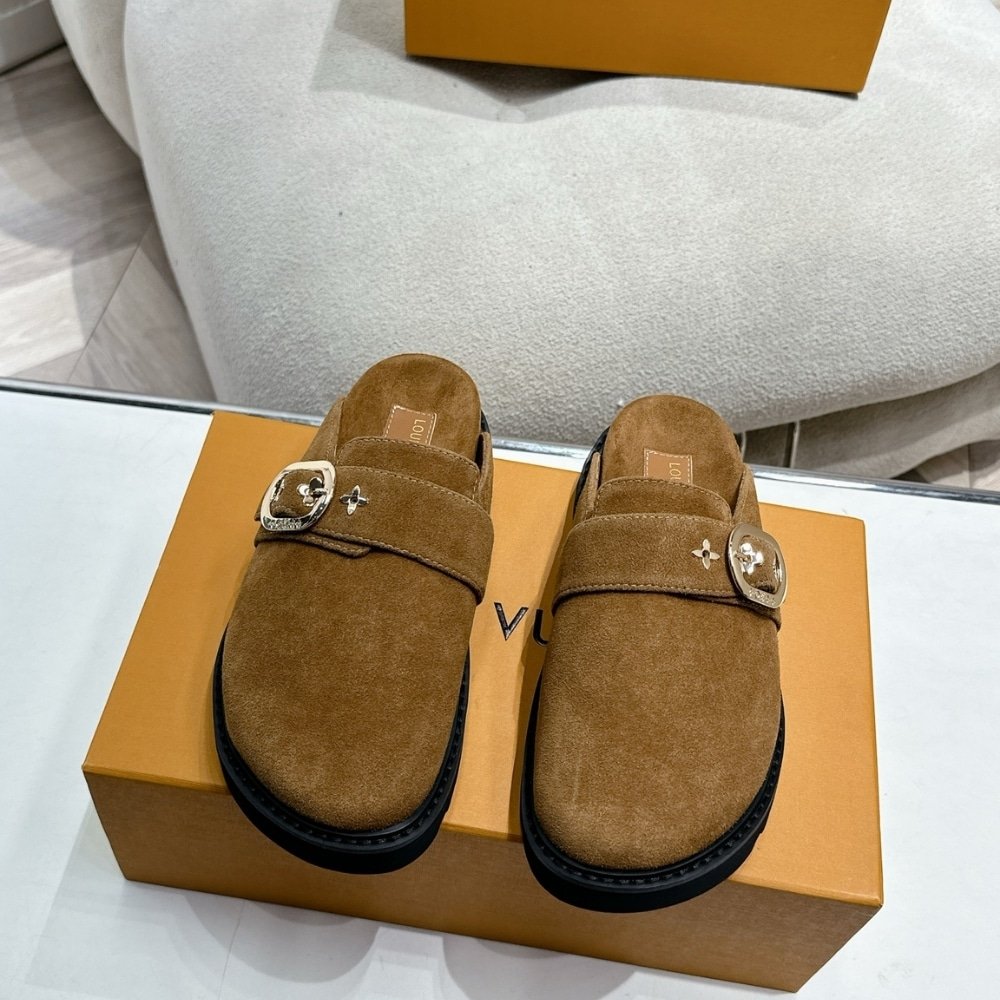 L0vis Vvtt0n Cosy Flat Comfort Clog Tobacco Brown 1Agvpd