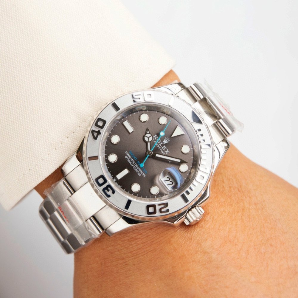 [S*per Vip 1:1] R01ex Yacht Master 40 Silver Black 40Mm 126622 0001