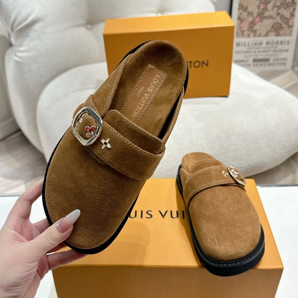 L0vis Vvtt0n Cosy Flat Comfort Clog Tobacco Brown 1Agvpd
