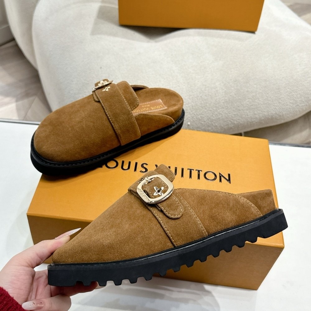 L0vis Vvtt0n Cosy Flat Comfort Clog Tobacco Brown 1Agvpd