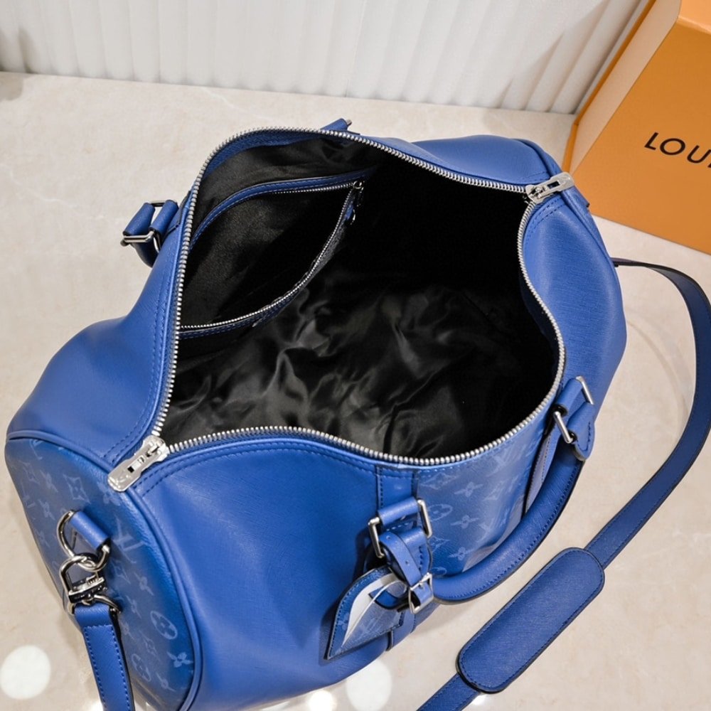 L0vis Vvtt0n Keepall Bandoulière 50 Taigarama Cobalt 45Cm M53766