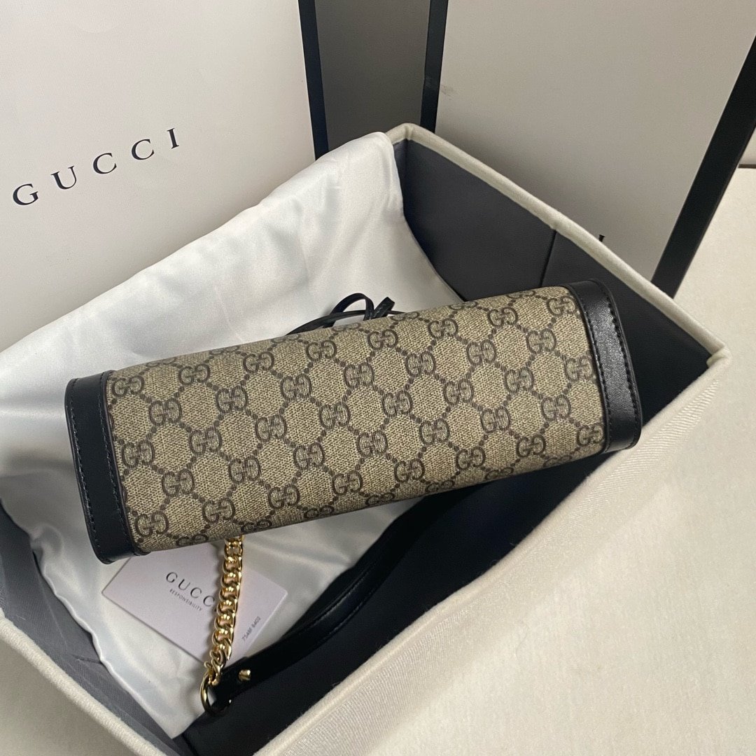 Gvc*1 Padlock Small Gg Shoulder Bag 26Cm 498156 Khnkg 9769