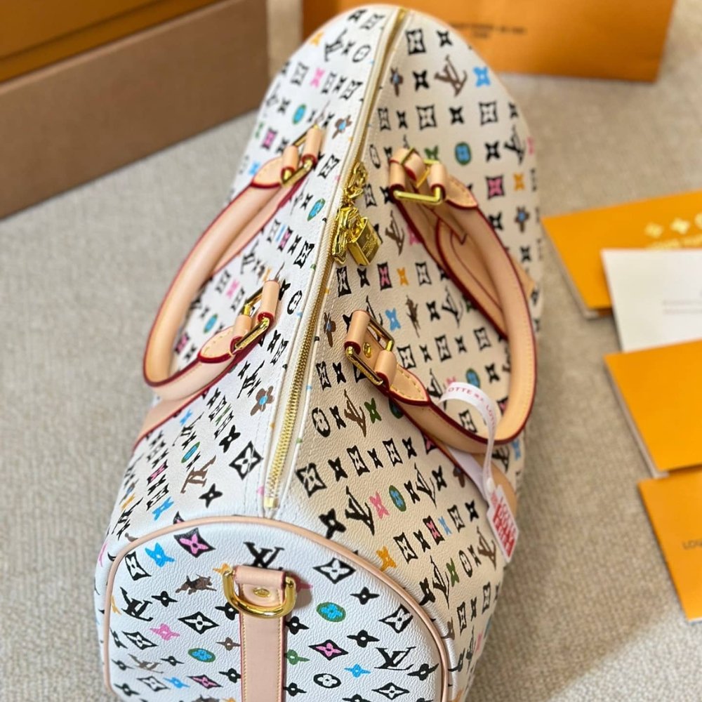 L0vis Vvtt0n Keepall Bandoulière Vanilla 40Cm M25233