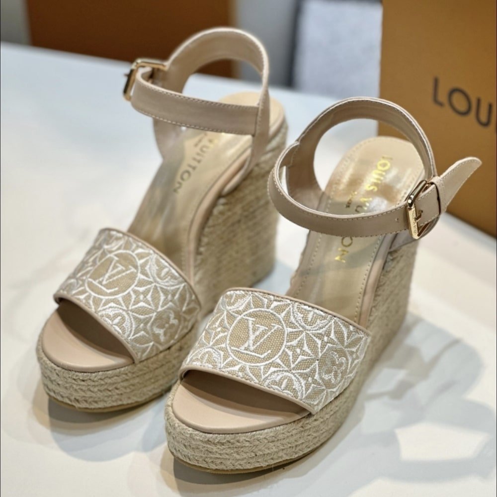 L0vis Vvtt0n Helios Wedge Espadrille Beige 1Ahll6