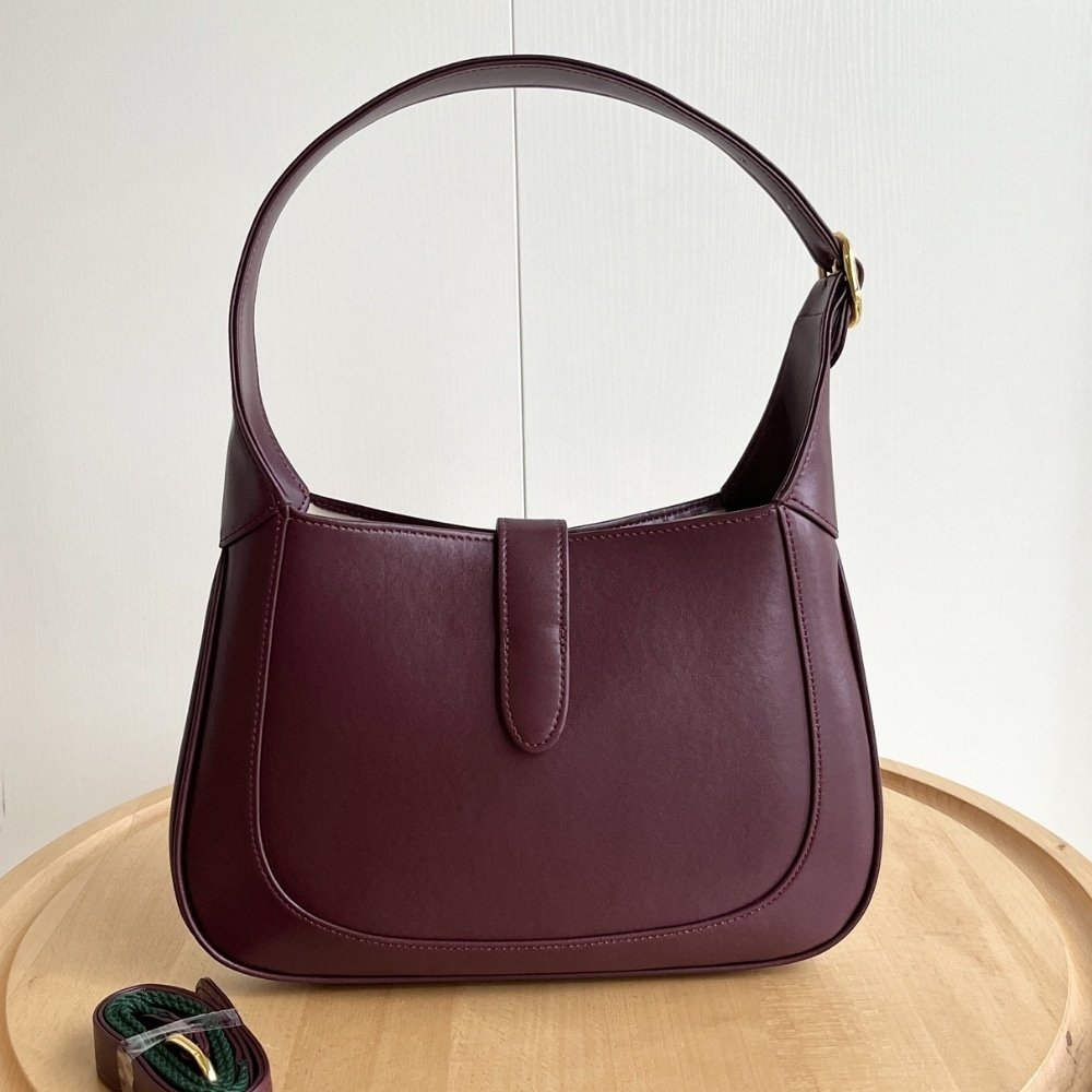 Gvc*1 Jackie 1961 Medium Tote Bag Rosso Ancora Leather 27Cm 810232 Aaddx 6449