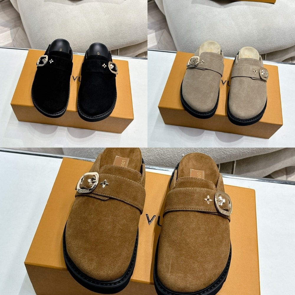L0vis Vvtt0n Cosy Flat Comfort Clog Black