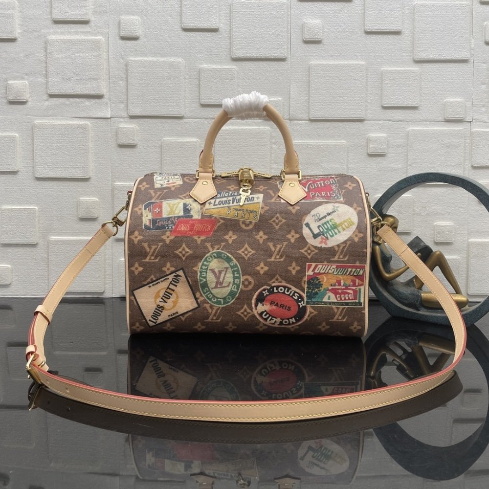 [S*per Vip 1:1] L0vis Vvtt0n Speedy Bandoulière 30 Bag Monogram Brown 30Cm M47087