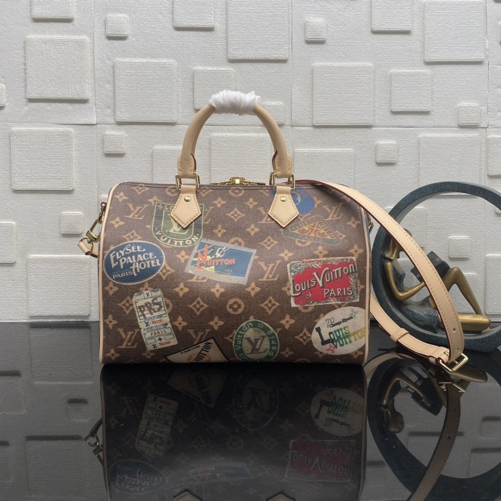 [S*per Vip 1:1] L0vis Vvtt0n Speedy Bandoulière 30 Bag Monogram Brown 30Cm M47087
