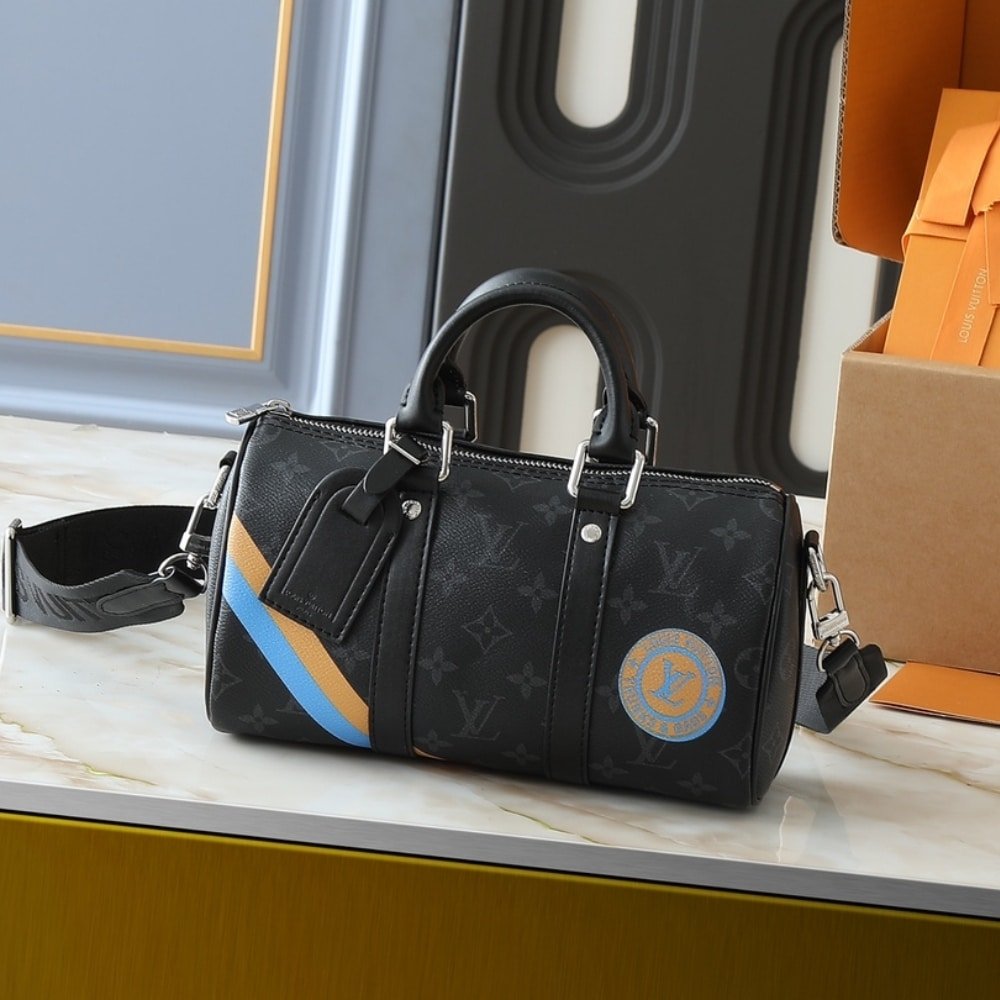 L0vis Vvtt0n Keepall Bandoulière 25 Mon Monogram Black 25Cm P01942