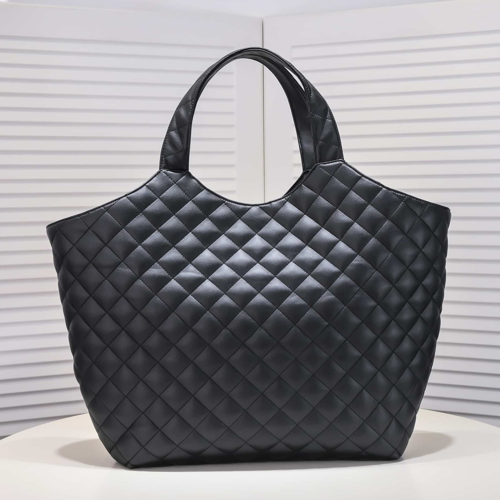 Sa1nt Lau*nt Icare Maxi Shopping Bag In Quilted Black 50Cm 698651Aaang1000