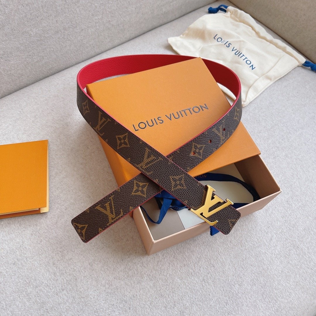 L0vis Vvtt0n Lv Initiales Reversible Belt 30Mm
