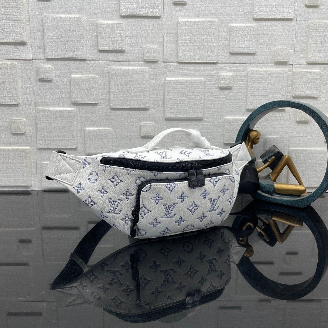 [S*per Vip 1:1] L0vis Vvtt0n Rush Bumbag White 30Cm M25227