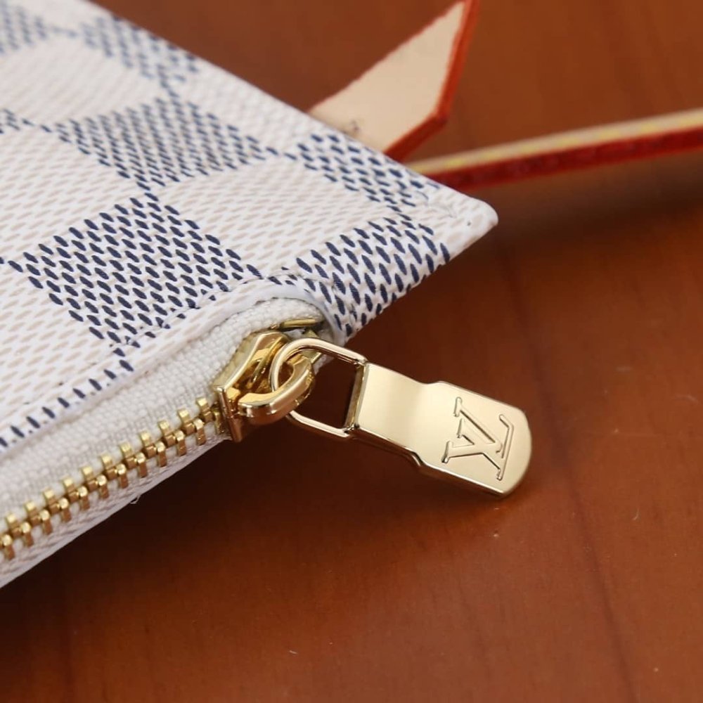L0vis Vvtt0n Neverfull MM Damier Azur Beige 31Cm N40604