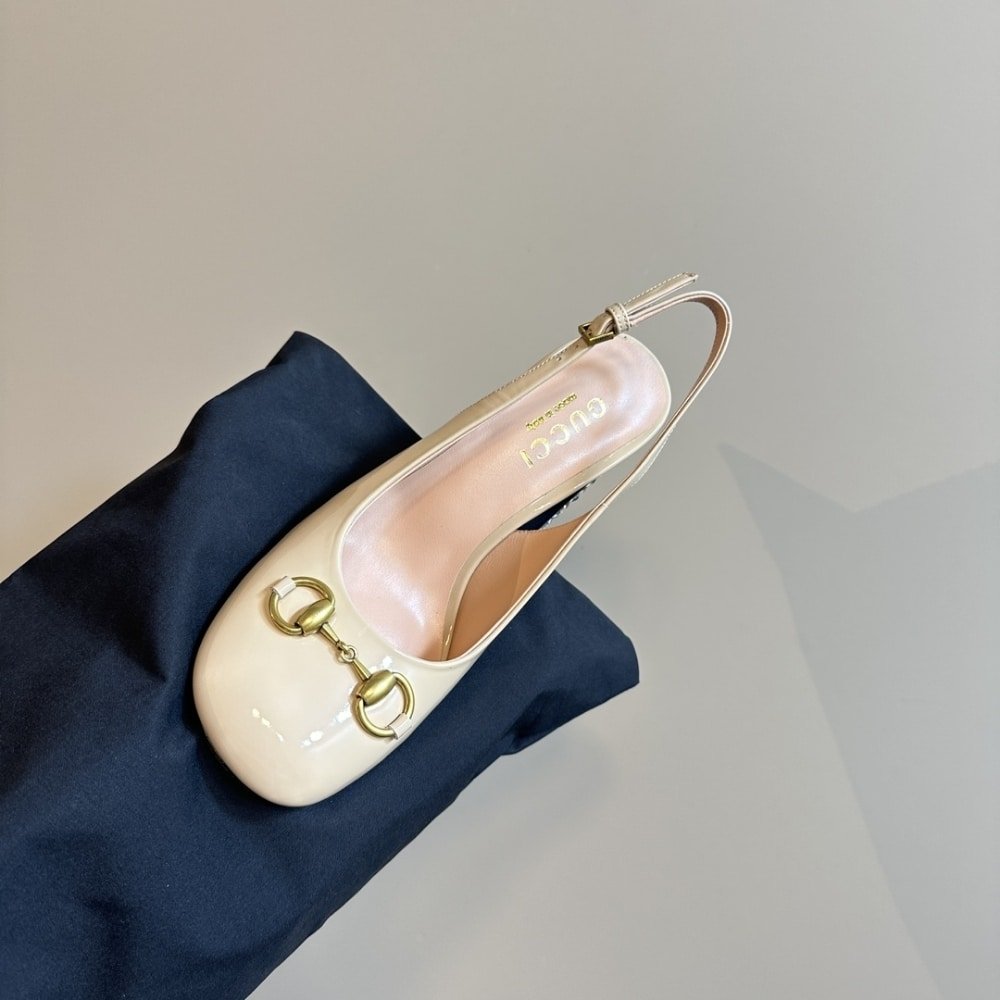 Gvc*1 Women’s Horsebit Pump With Crystals White 795984 Bnc00 9540