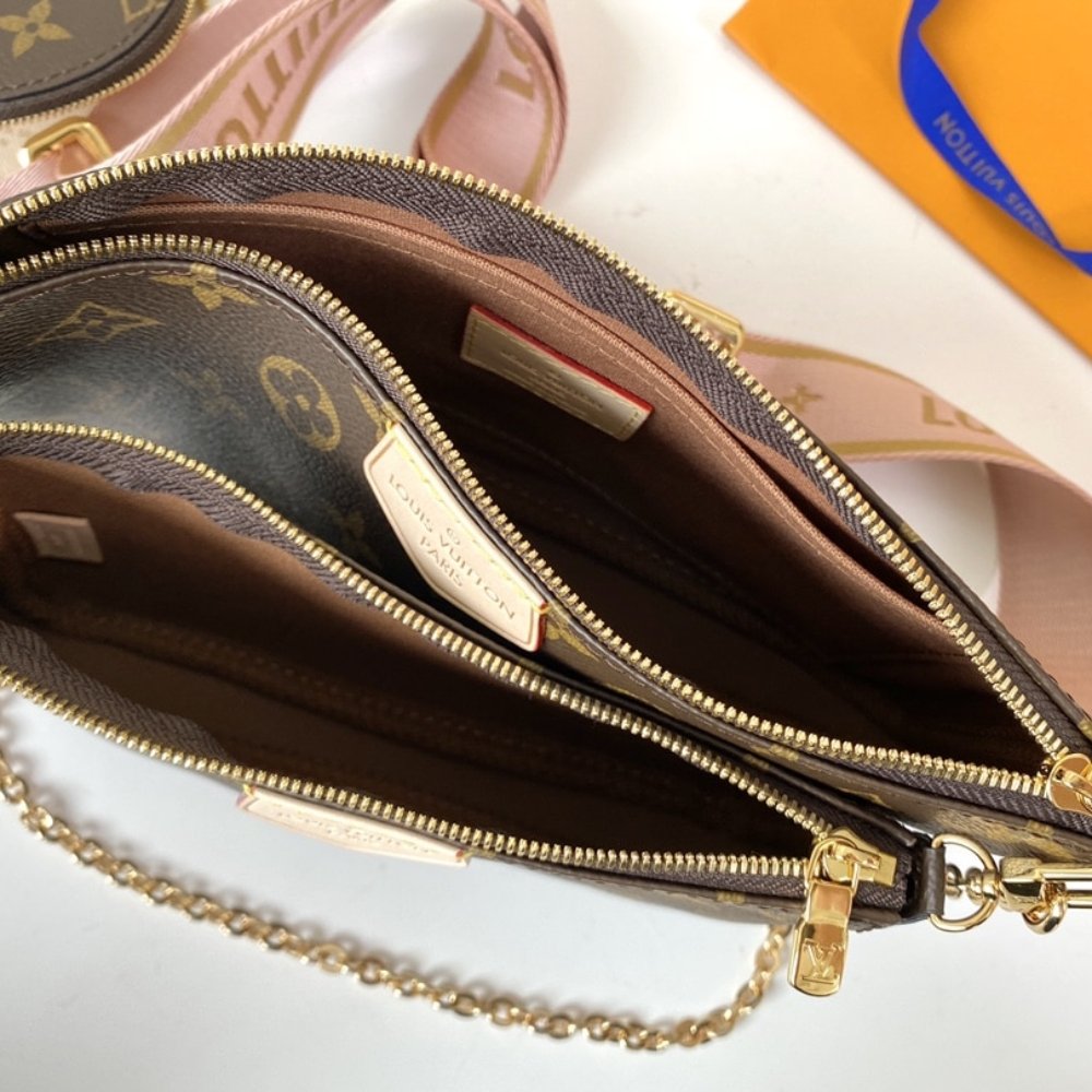 L0vis Vvtt0n Multi Pochette Accessoires Rose Clair 24Cm M44840