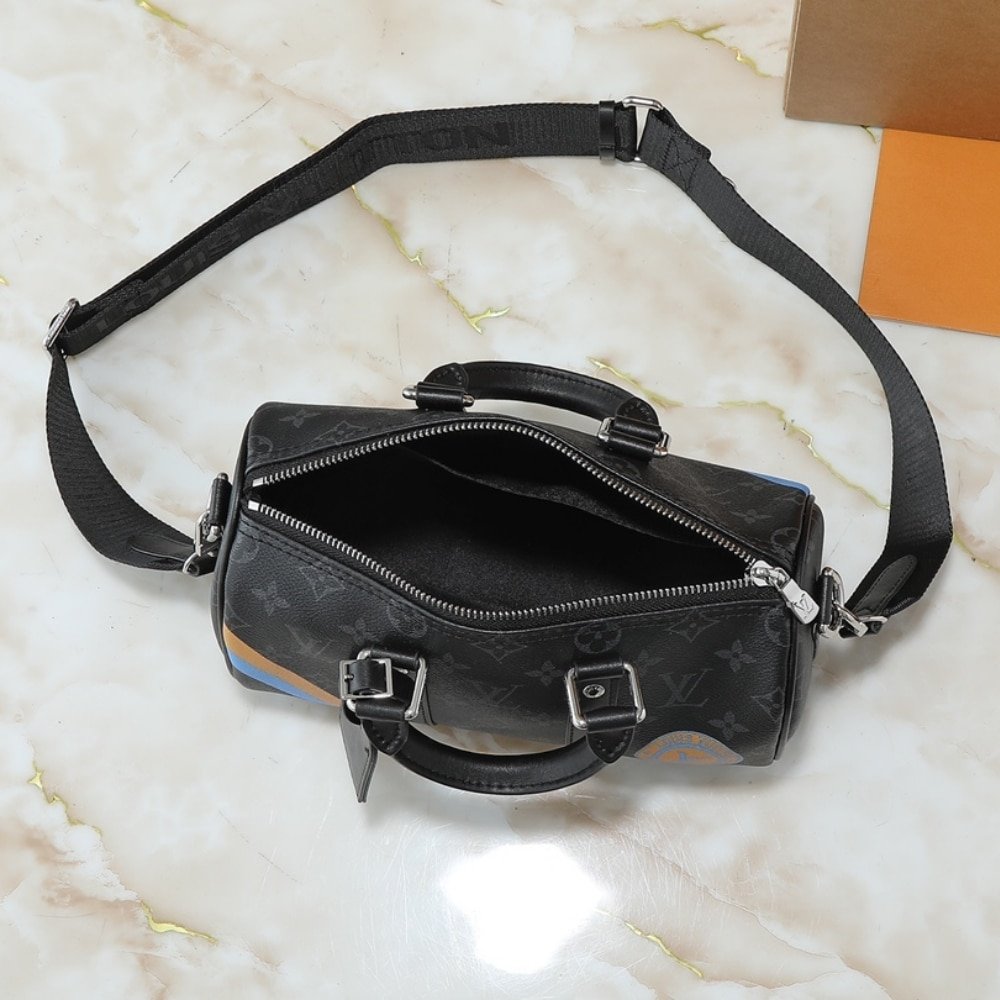 L0vis Vvtt0n Keepall Bandoulière 25 Mon Monogram Black 25Cm P01942