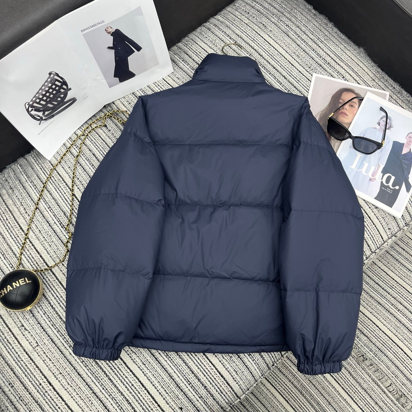 M1um1u Reversible Technical Ponge Down Jacket Blue Ml1320 17Op F0Oqu S Ooo
