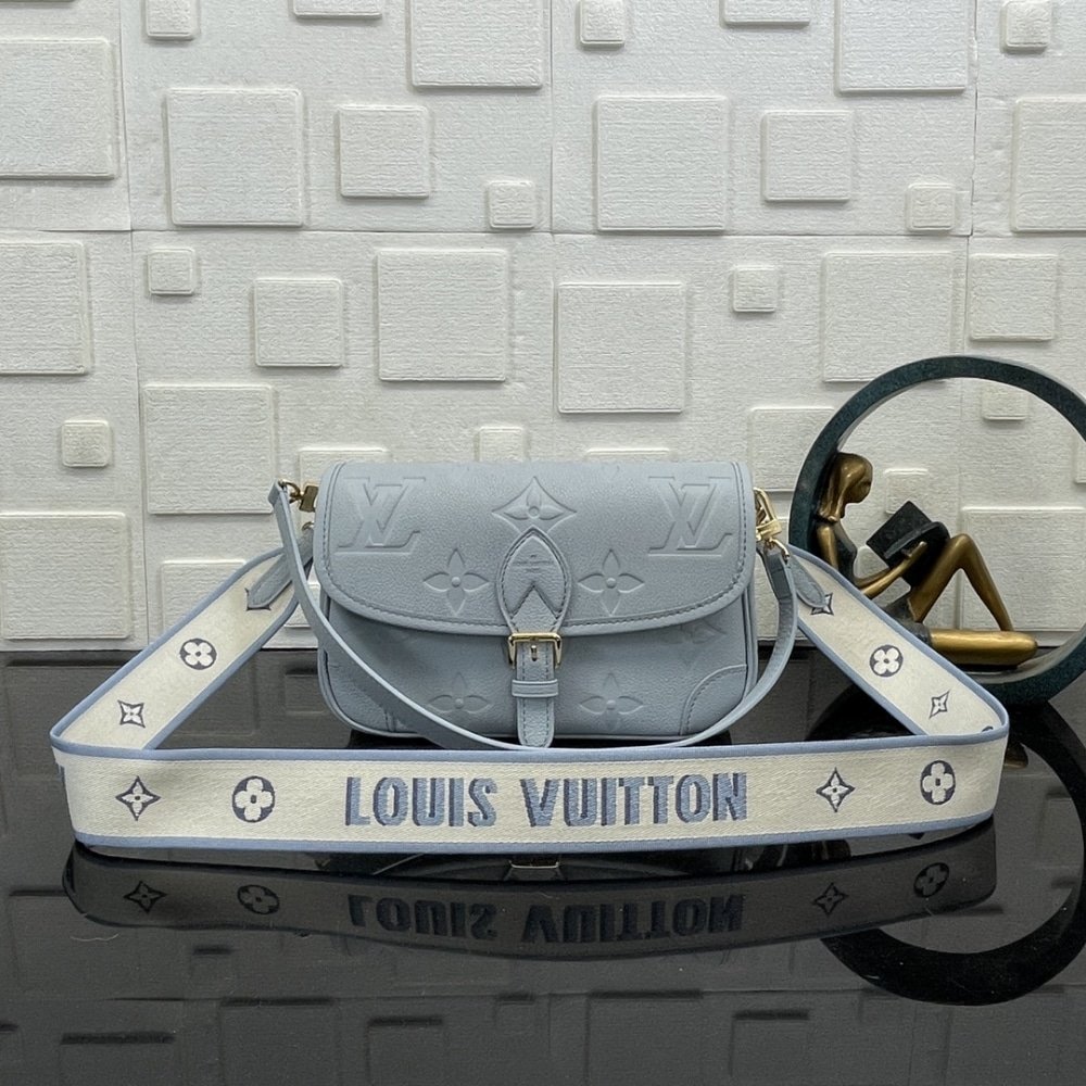 [S*per Vip 1:1] L0vis Vvtt0n Diane Bag Blue 24Cm M46846