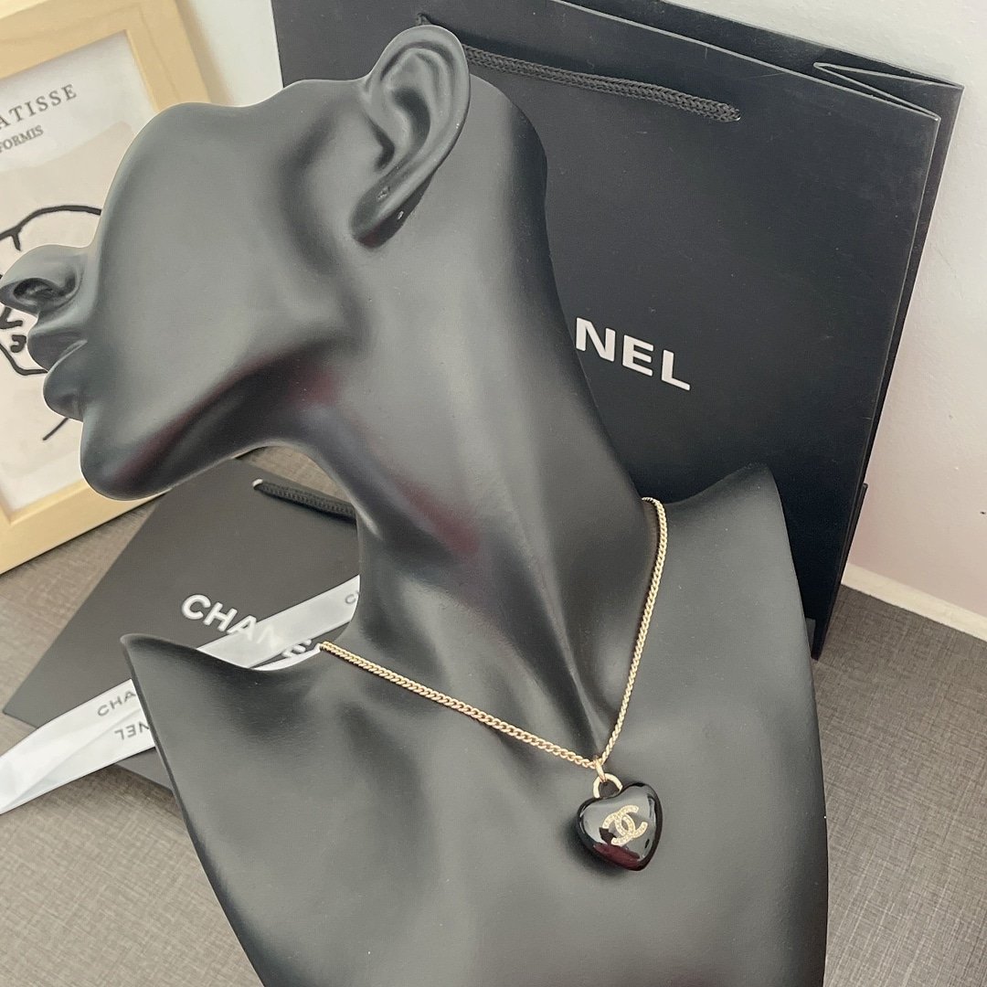 Ch**el And Gold Metal Necklace Ab9463 B09327 Nk812