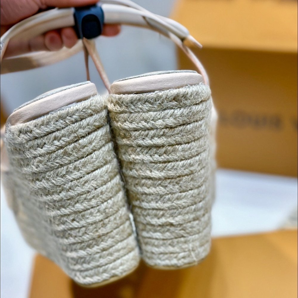 L0vis Vvtt0n Mare Wedge Sandals Natural Beige 1Ahlm0