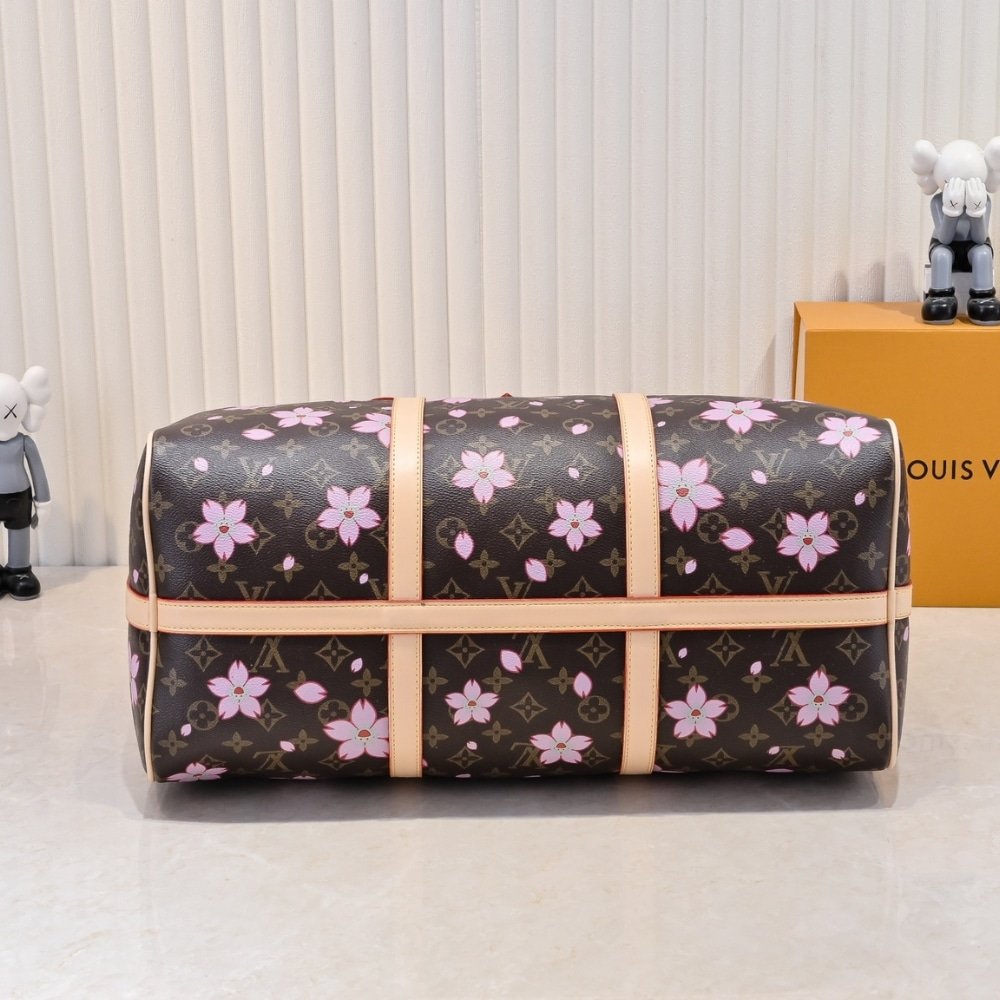 L0vis Vvtt0n X Takashi Murakami Keepall Bandoulière 45 Brown 45Cm M13752