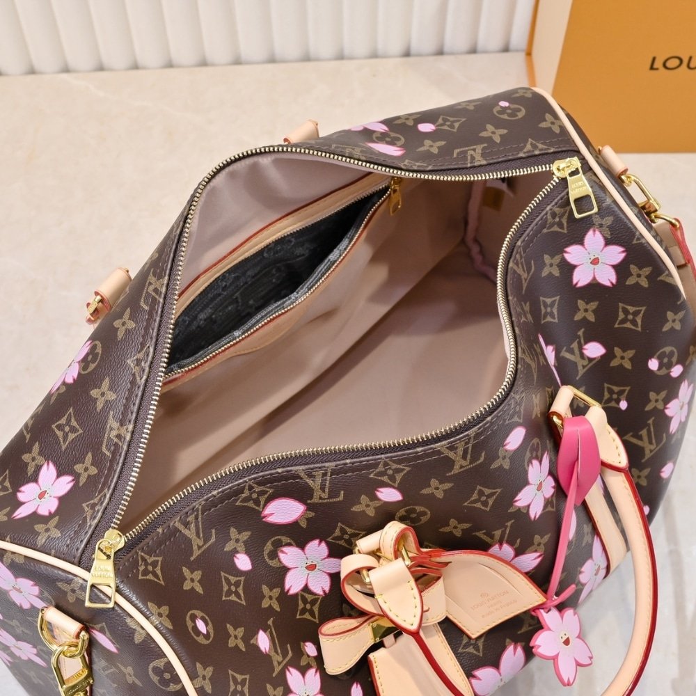 L0vis Vvtt0n X Takashi Murakami Keepall Bandoulière 45 Brown 45Cm M13752