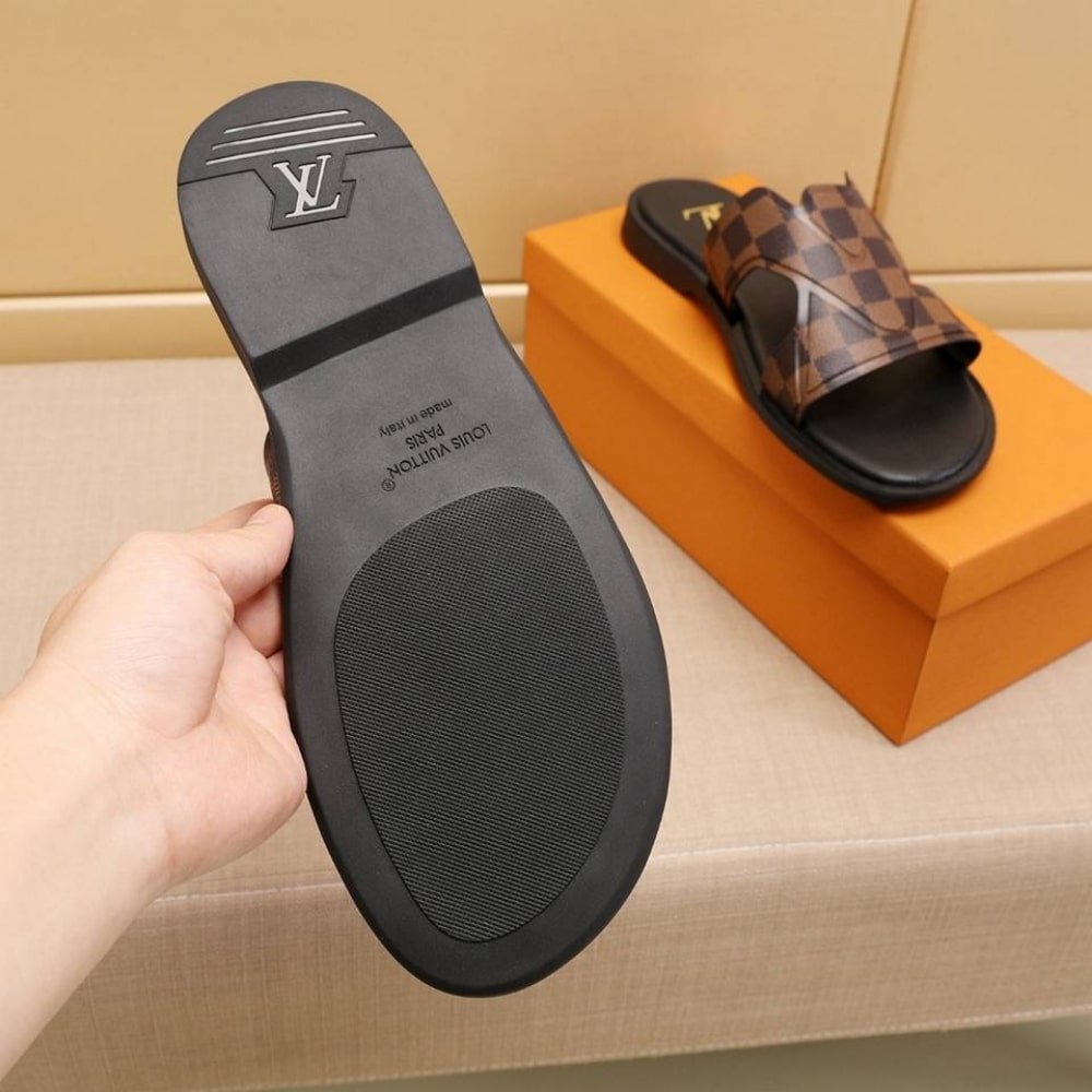 L0vis Vvtt0n Oasis Mule Damier Brown