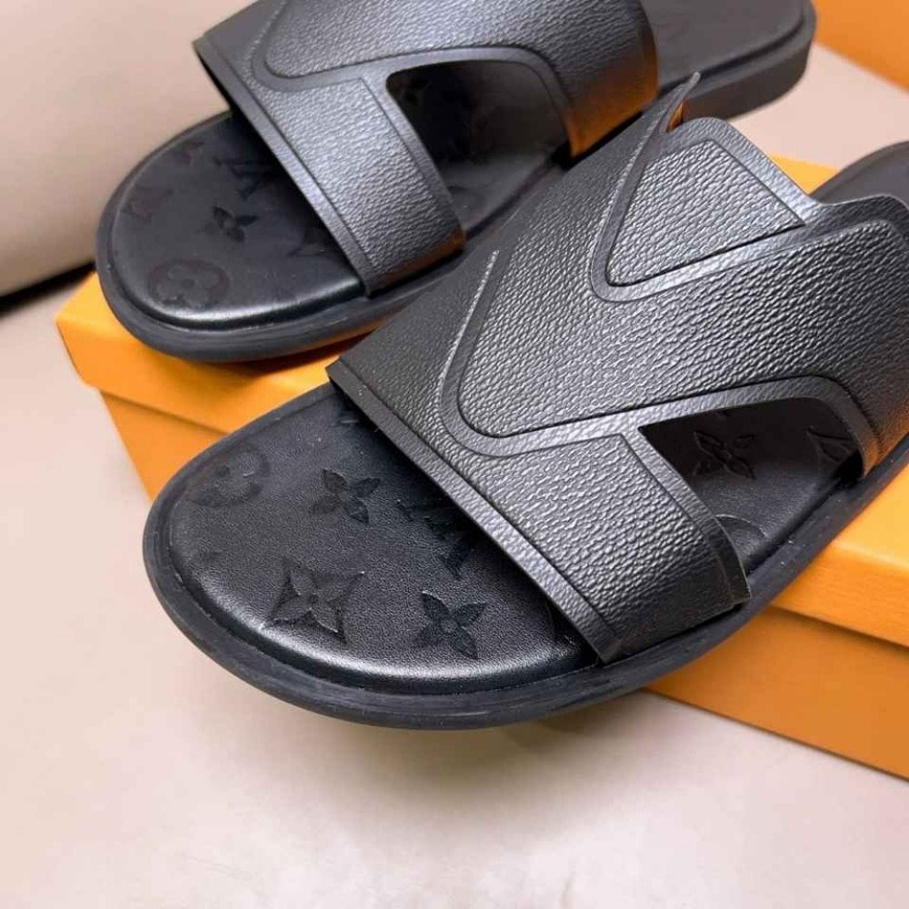 L0vis Vvtt0n Oasis Mule Monogram Black 1Aa4Cb