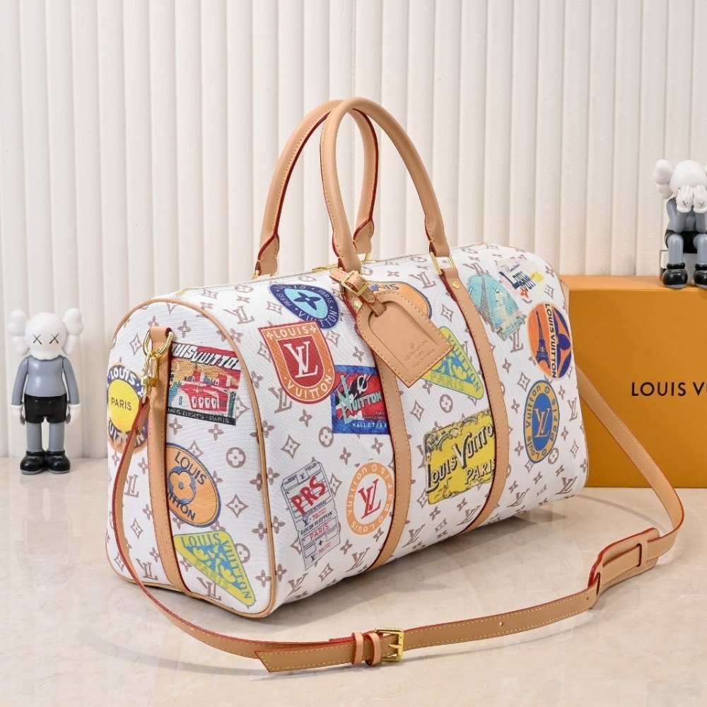 L0vis Vvtt0n Keepall Bandoulière 45 Monogram Dune Coated Canvas 45Cm M14736