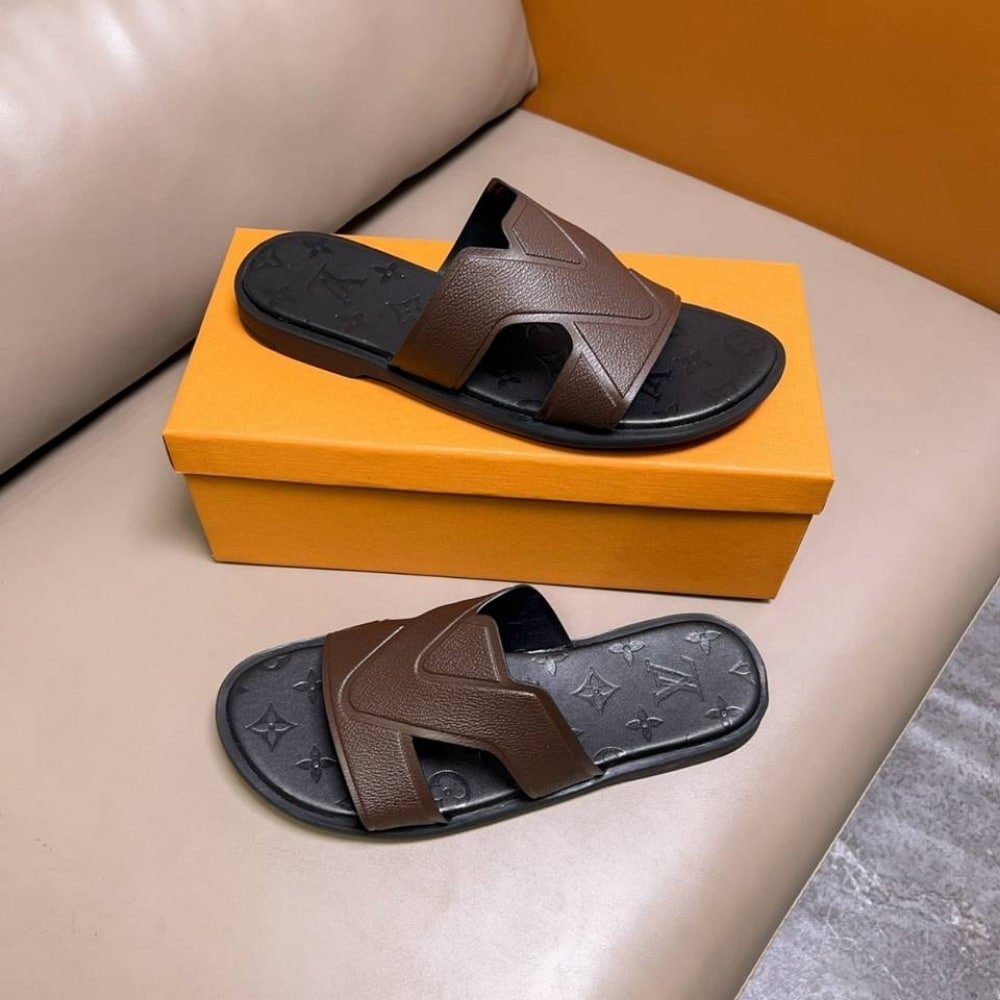 L0vis Vvtt0n Oasis Mule Monogram Brown