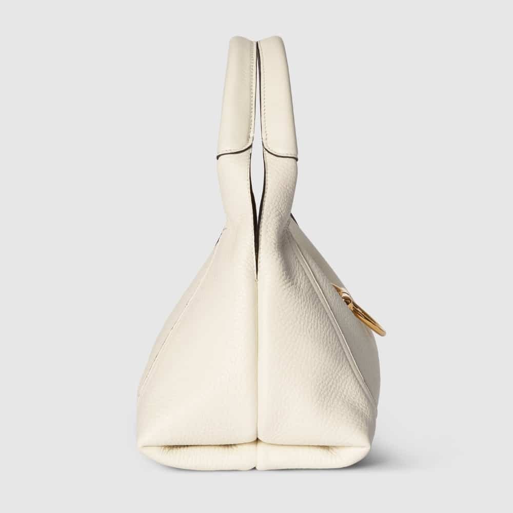 [S*per Vip 1:1] Gvc*1 Softbit Medium Top Handle Bag White Leather 27Cm ‎837467 Aaeao 9050