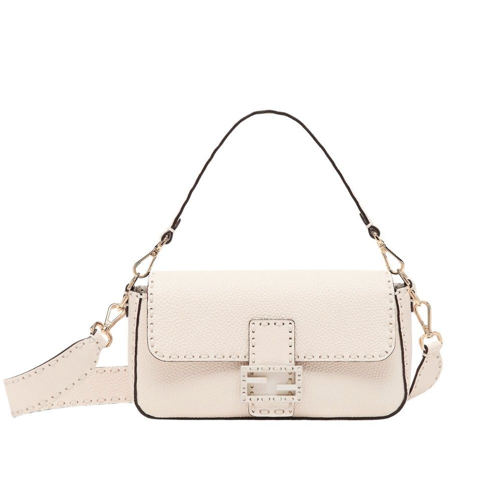 F**di Baguette White 27cm 8BR600AH95F0VWM