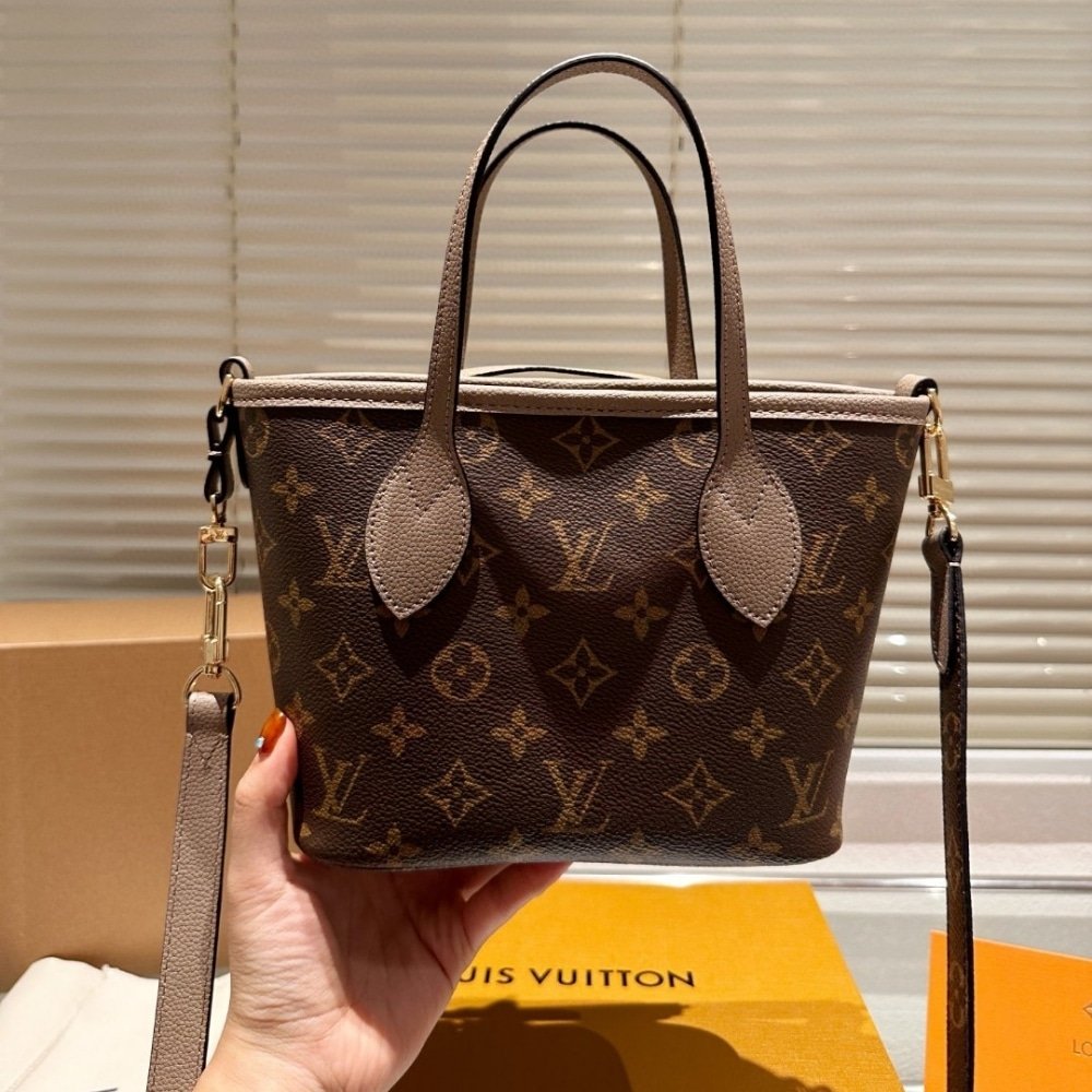 L0vis Vvtt0n Neverfull Bandoulière Inside Out BB Dark Fango 20Cm M12109