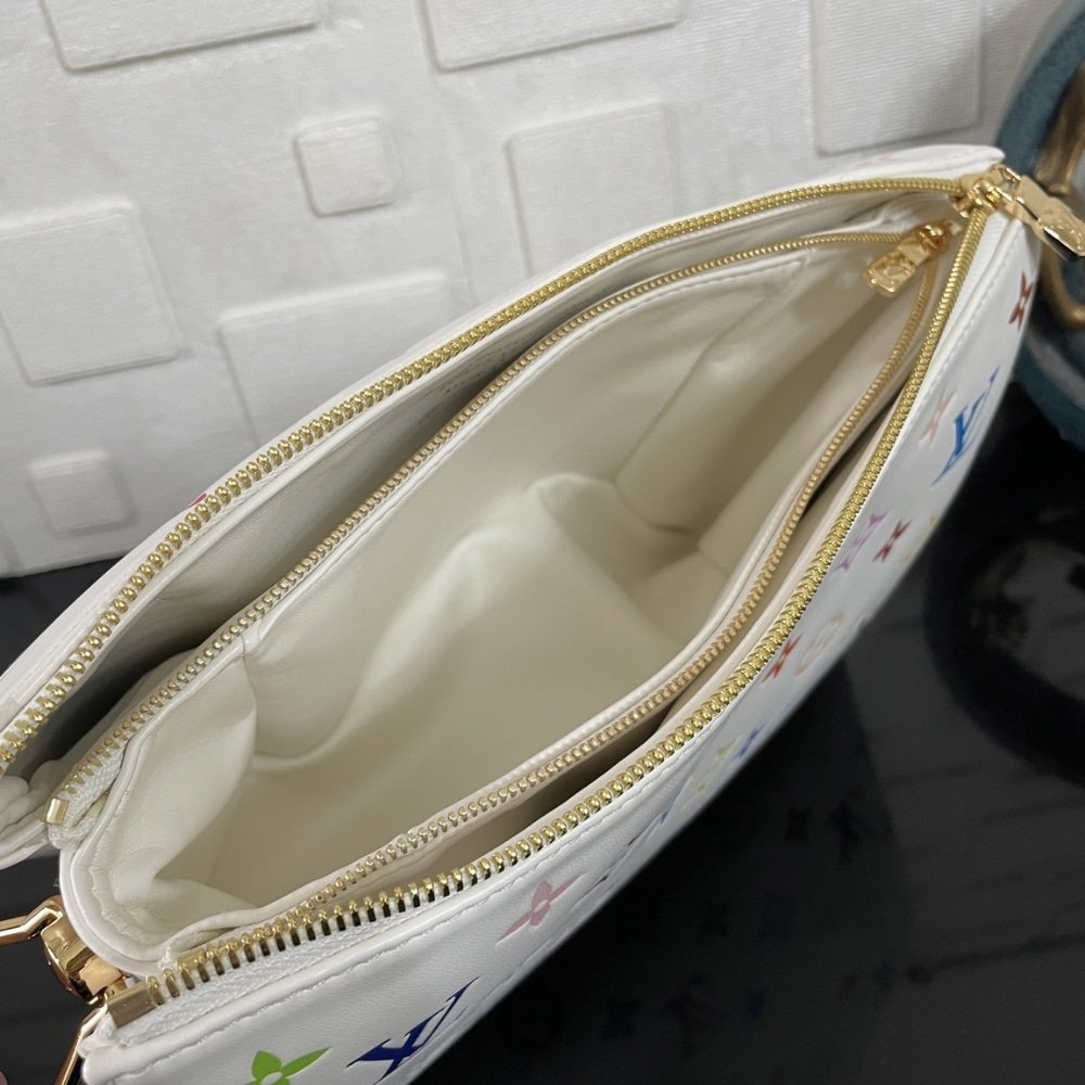 [S*per Vip 1:1] L0vis Vvtt0n X Murakami Coussin PM Bag White 26Cm M13233
