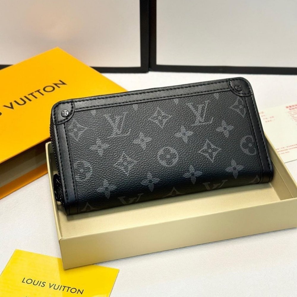 L0vis Vvtt0n Long Wallet Monogram Eclipse Trunk Zippy Black 19Cm M80558