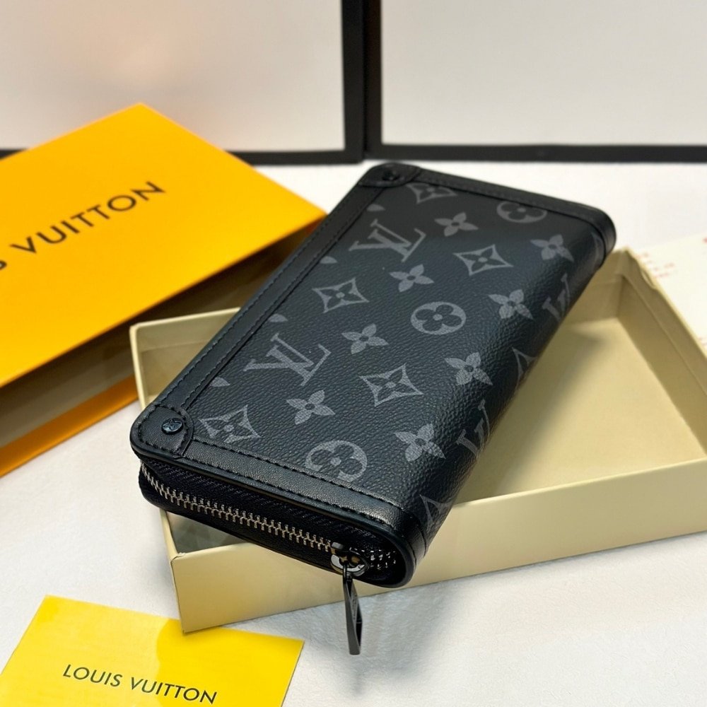 L0vis Vvtt0n Long Wallet Monogram Eclipse Trunk Zippy Black 19Cm M80558