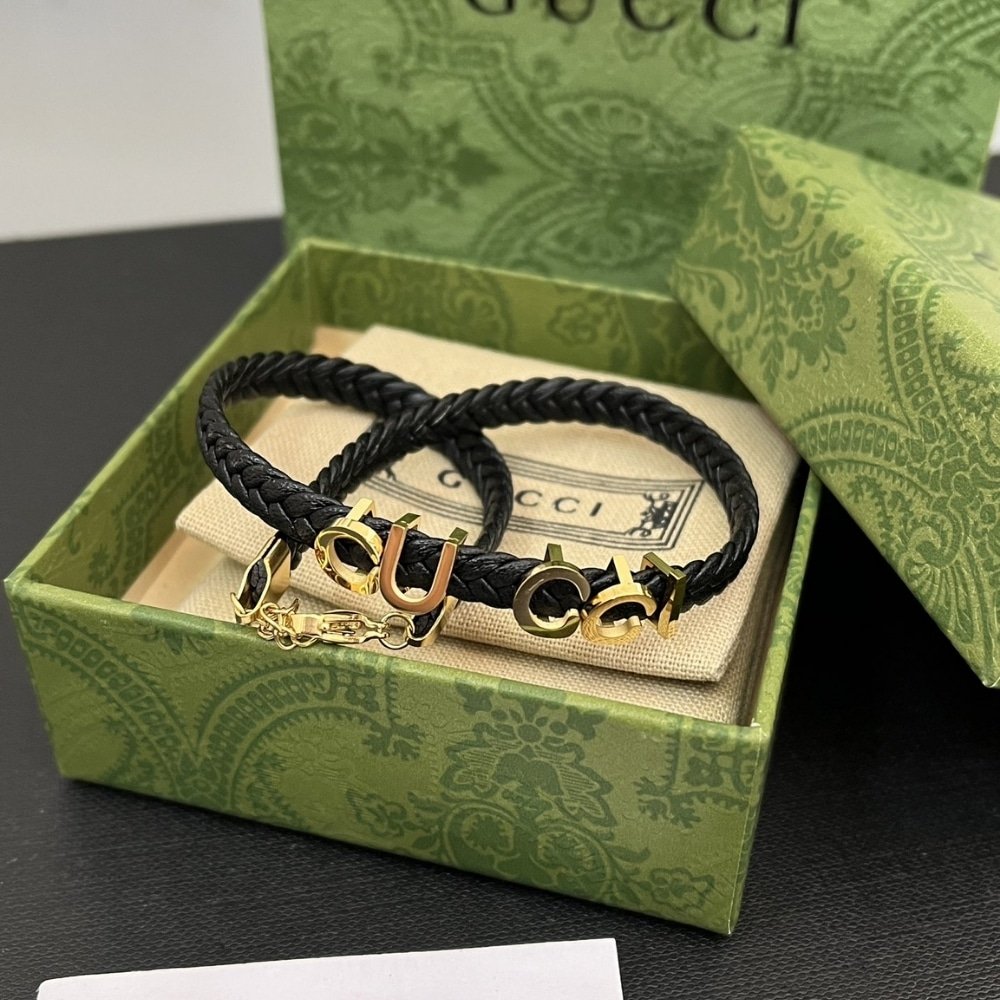 Gvc*1 Leather Gvc*1 Necklace Black ‎684630 Iaaa1 8029