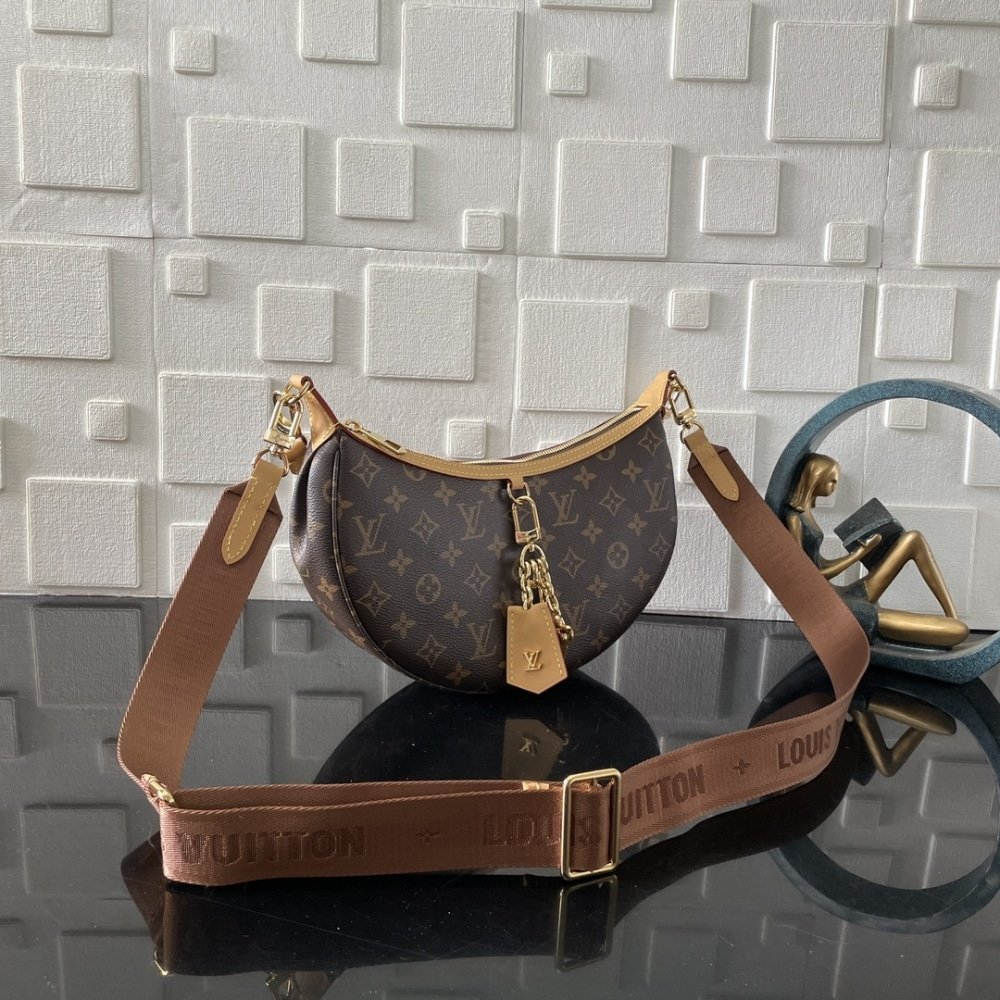 [S*per Vip 1:1] L0vis Vvtt0n Looping Bag Monogram Brown 28Cm M12939