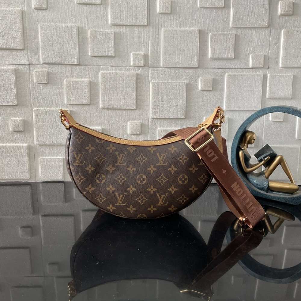 [S*per Vip 1:1] L0vis Vvtt0n Looping Bag Monogram Brown 28Cm M12939